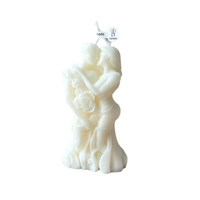 Bougie cire de soja bio l'étreinte