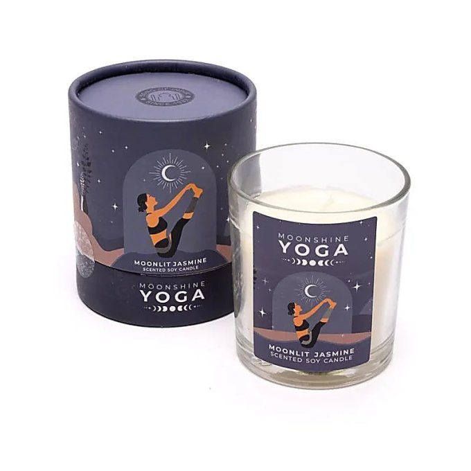 Bougie cire de soja yoga jasmin de nuit