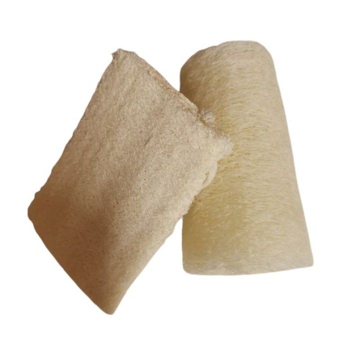 Loofah éponge de bain naturelle 10x5 cm