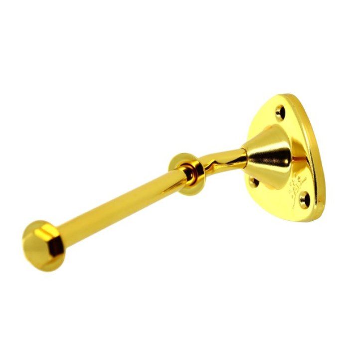 Support mural en bronze / or pour savon rotatif