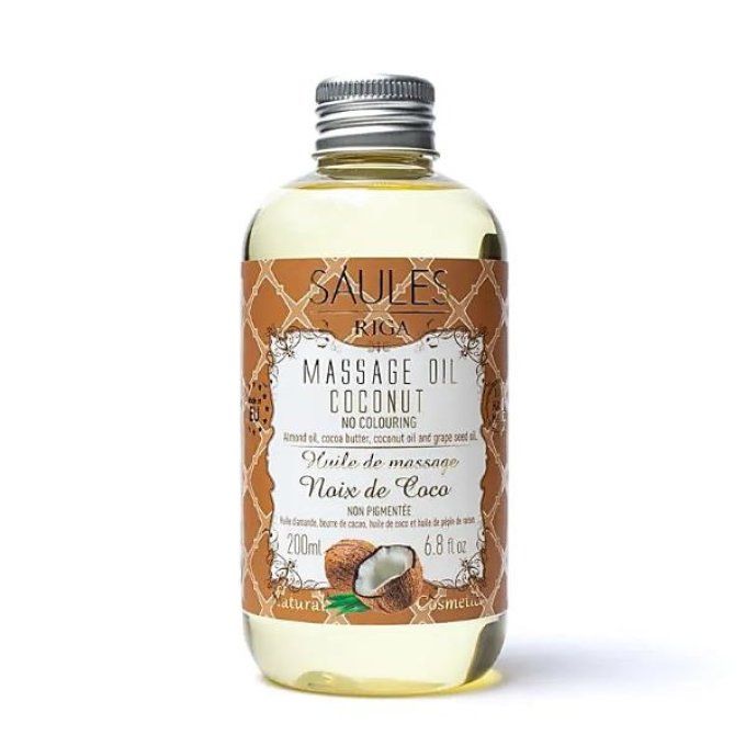 Huile de massage naturelle noix de coco 200ml