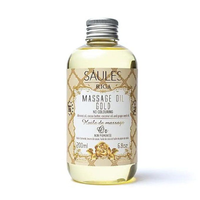 Huile de massage naturelle Or 200ml