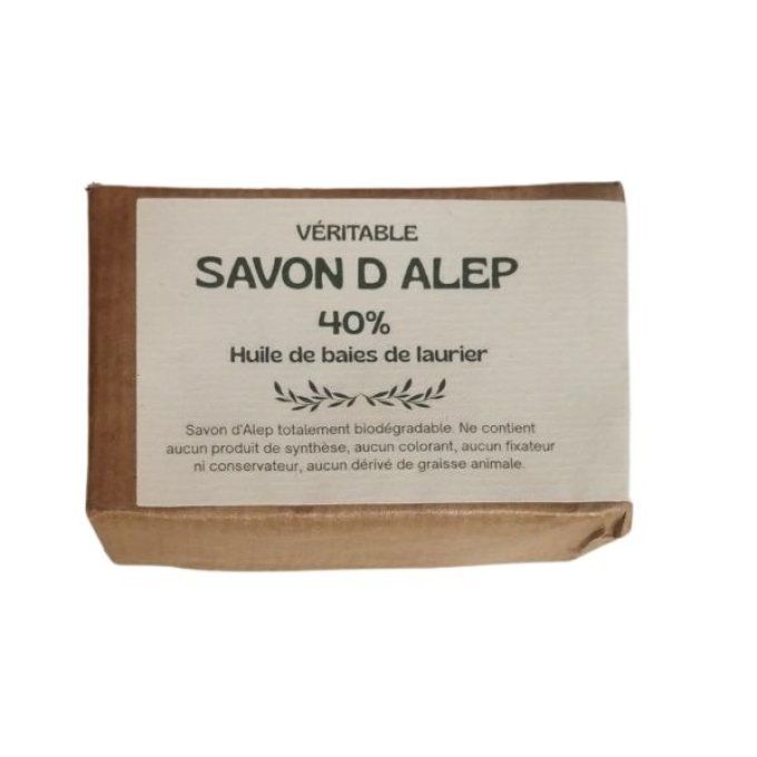 Savon d'Alep 40% huile de laurier noble 190gr | HATAY