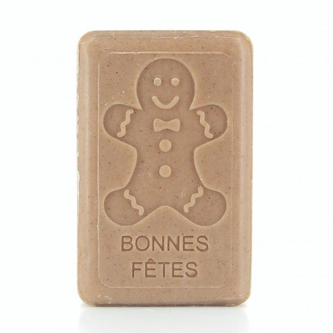 Savon bonnes fêtes bonhomme pain d'épices 125g