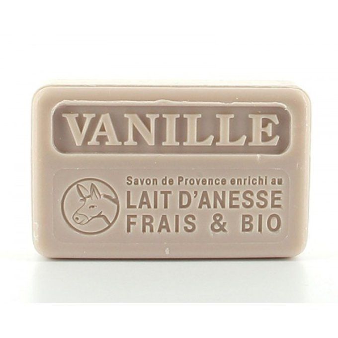 Savon au lait d'ânesse frais et bio vanille 100gr